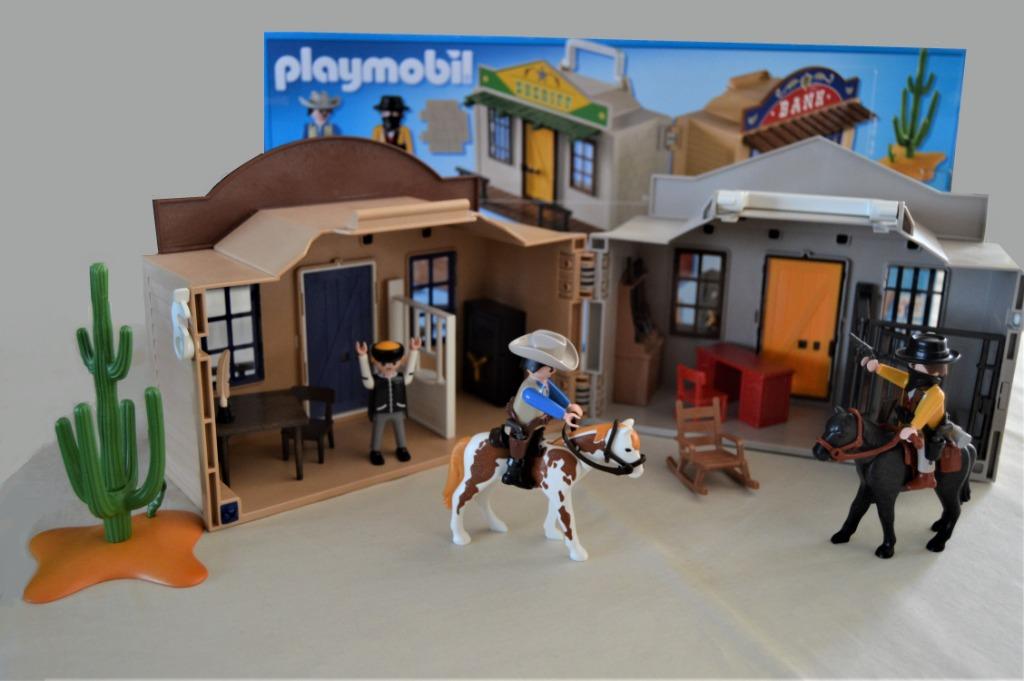 Playmobile Maison Shériff et Banque, Enfants & Bébés, Jouets | Playmobil, Enlèvement ou Envoi, Comme neuf, Ensemble complet