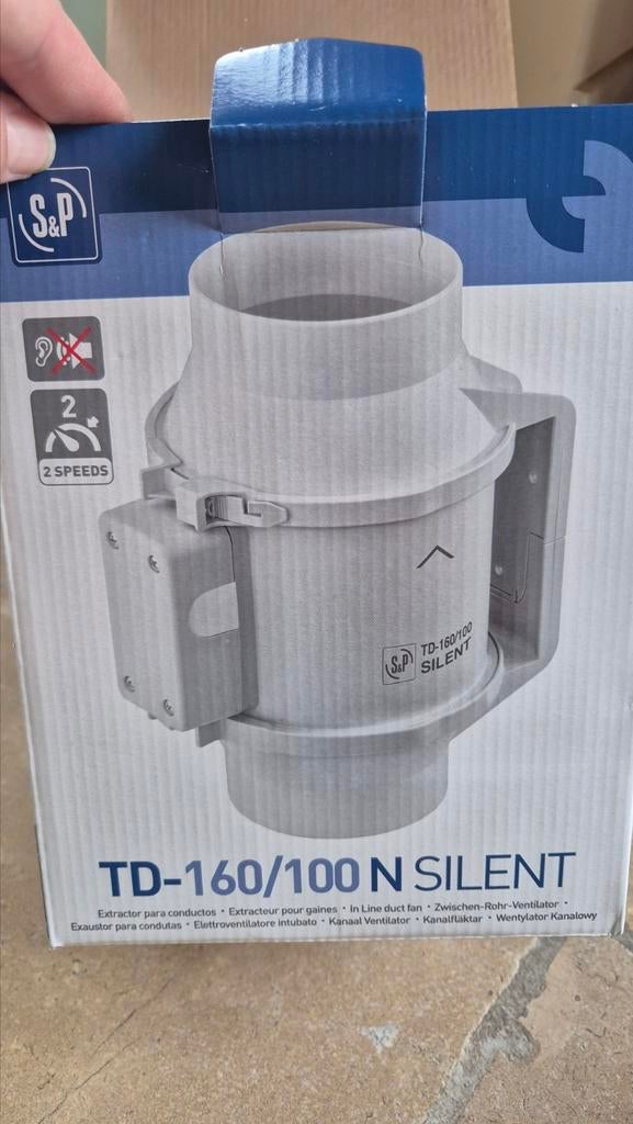 Buis/kanaalventilator met 2 snelheden S&P, Ophalen, Gebruikt, Ventilator
