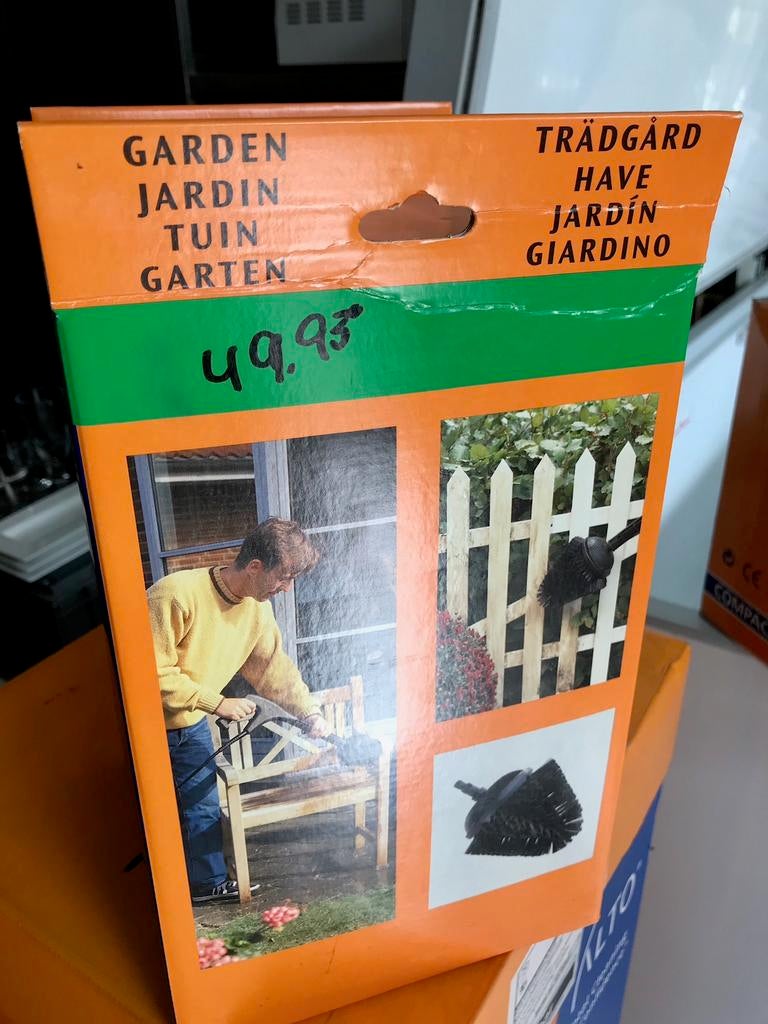 Alto Nilfisk hogedruk tuinmeubelborstel – NIEUW in doos, Tuin en Terras, Ophalen of Verzenden, Nieuw, Elektrisch, Nilfisk alto