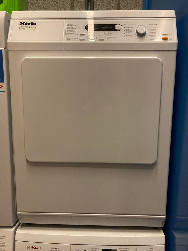 Droogkast Miele softtronic T8723, Programme laine, Comme neuf, Chargeur frontal, Enlèvement