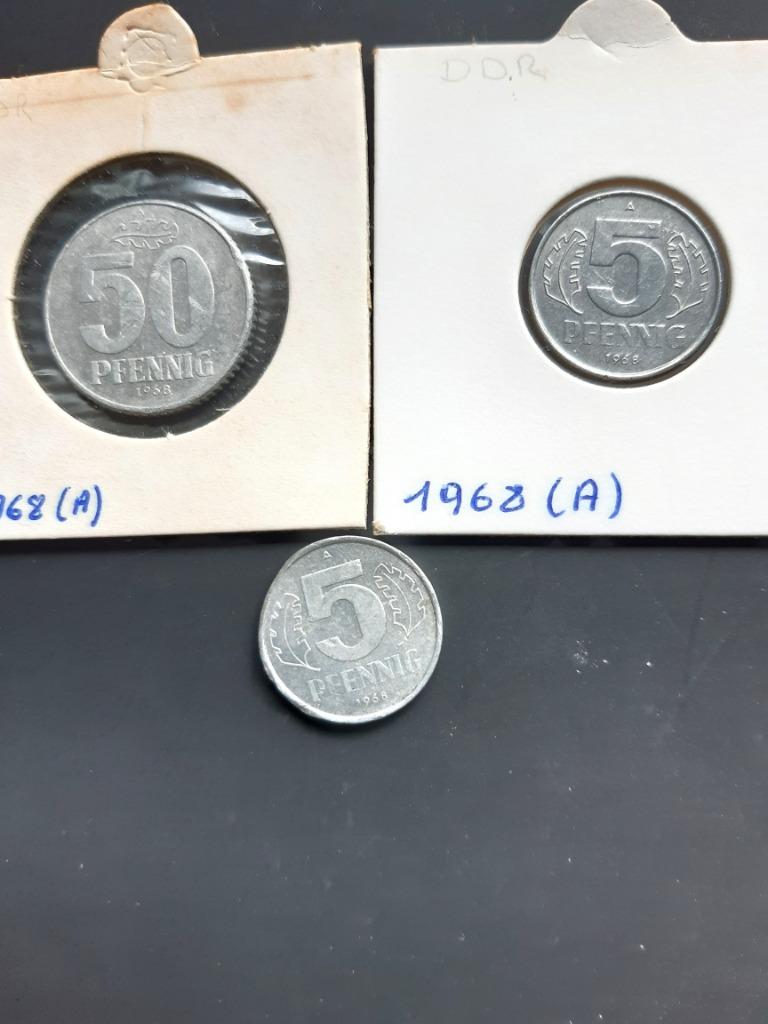 Oude munten DDR, Verzamelen, Ophalen of Verzenden, Gebruikt