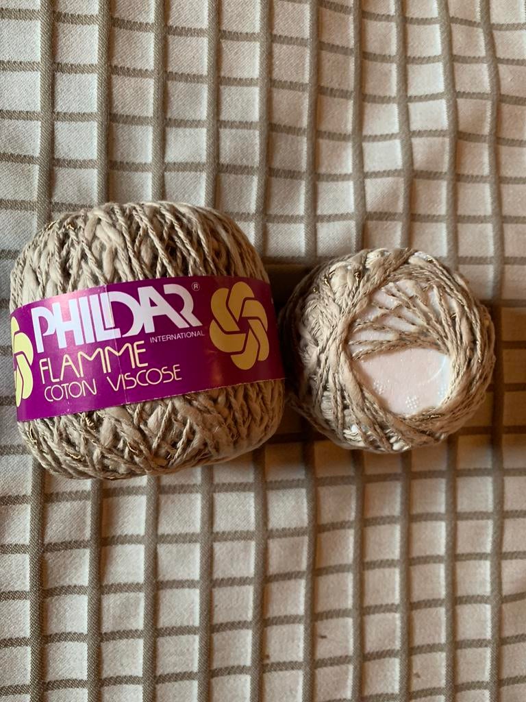 1,5 pelote de coton Phildar beige v 50 gr Nouveau, Hobby & Loisirs créatifs, Enlèvement ou Envoi, Neuf