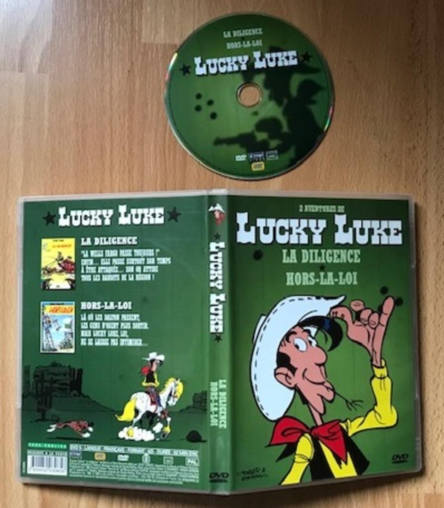 DVD LUCKY LUKE LA DILIGENCE + HORS-LA-LOI MORRIS, Enlèvement ou Envoi, Dessin animé, Tous les âges, Comme neuf