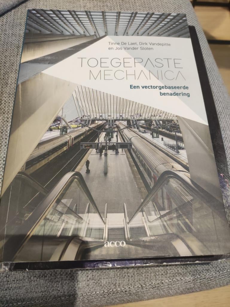 Toegepaste Mechanica Tinne De Laet, Dirk Vandepitte en Jos V, Boeken, Ophalen of Verzenden, Nieuw, Hoger Onderwijs, Tinne De Laet