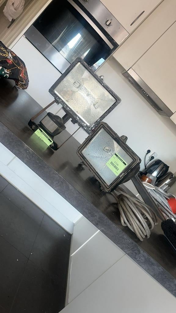 2 verstralers gebruikt maar werken, Doe-het-zelf en Bouw, Ophalen, Gebruikt, Lamp
