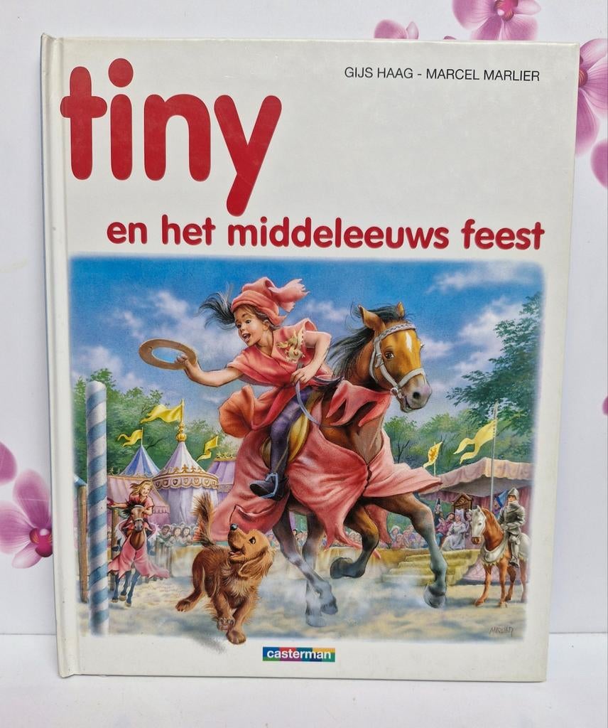 ️ ❤️ Boek: Tiny en het middeleeuws feest, Ophalen of Verzenden, Zo goed als nieuw, Gijs Haag en Marcel Marlier, Sprookjes