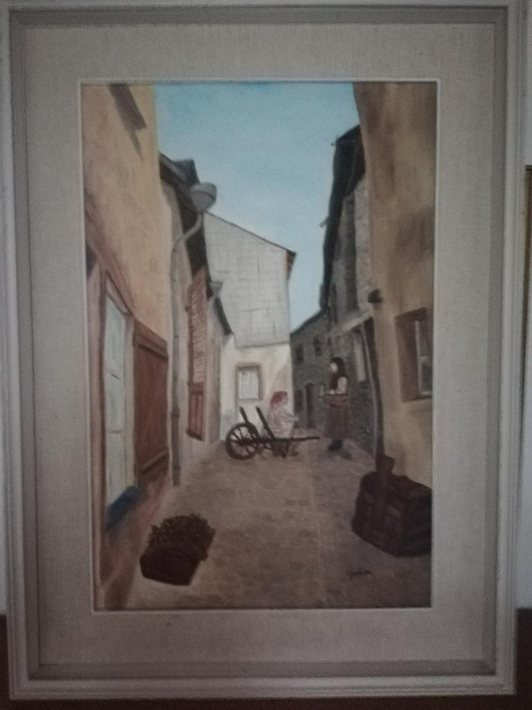 peinture à huile de Martine Toussaint, Antiquités & Art, Art | Peinture | Classique, Enlèvement ou Envoi