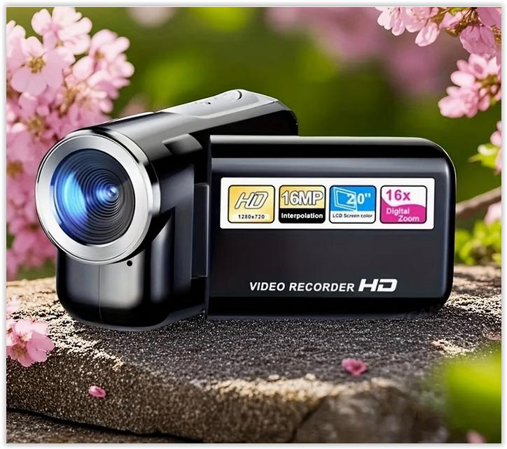 Caméra DV portable pour débutants - Mini caméra portable a, Neuf, Autres marques, Enlèvement ou Envoi, Caméra