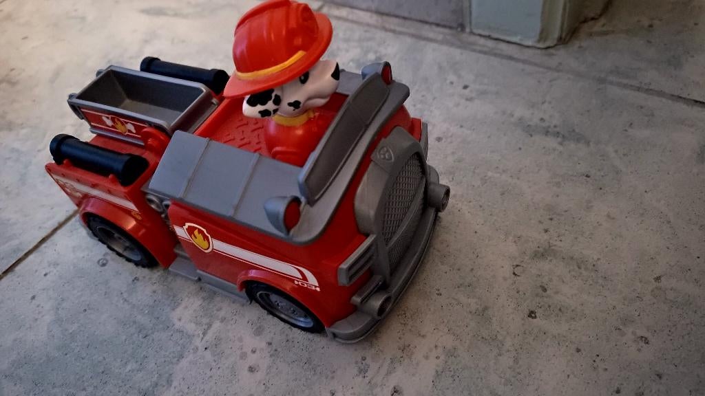 Brandweerauto paw patrol, Ophalen, Gebruikt, Afstandsbediening