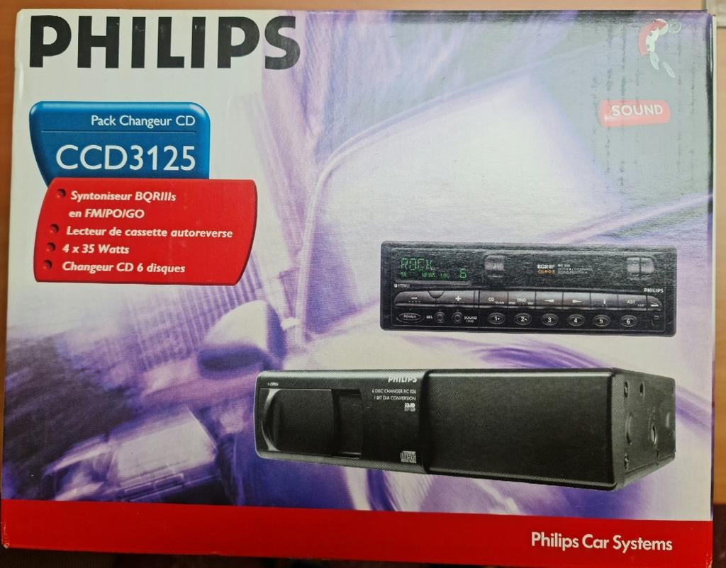 ‼️AUTORADIO K7 PHILIPS CCD 3125‼️, Auto diversen, Autoradio's, Ophalen, Nieuw
