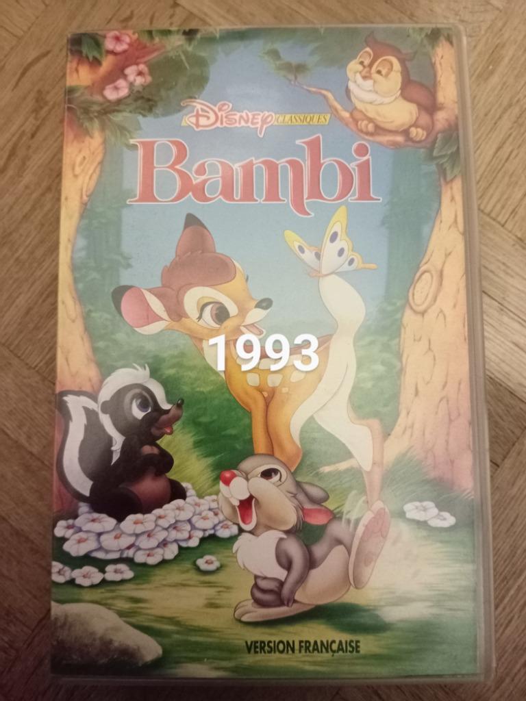 Cassette vhs bambi, Ophalen of Verzenden