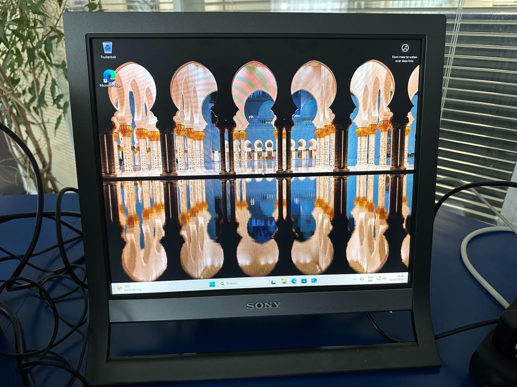 Sony SDM-HS75D monitor 17 inch, Computers en Software, Monitoren, Ophalen, Kantelbaar, VGA, Sony