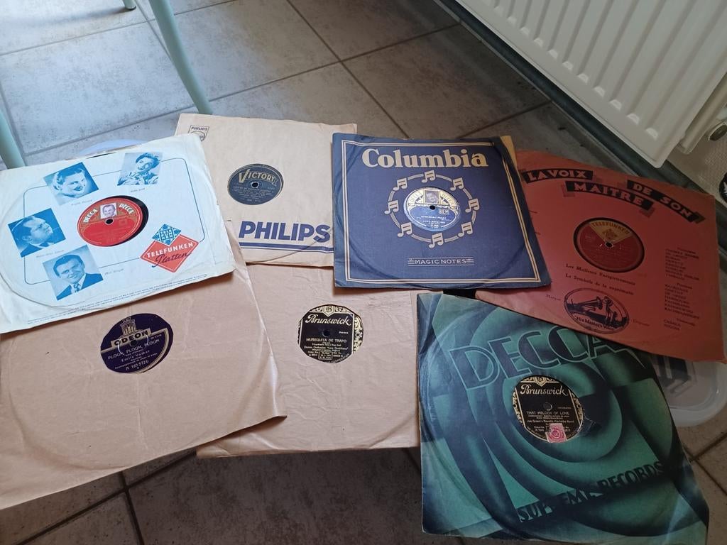 Bakelieten platen 7stuks., Cd's en Dvd's, Ophalen, Zo goed als nieuw