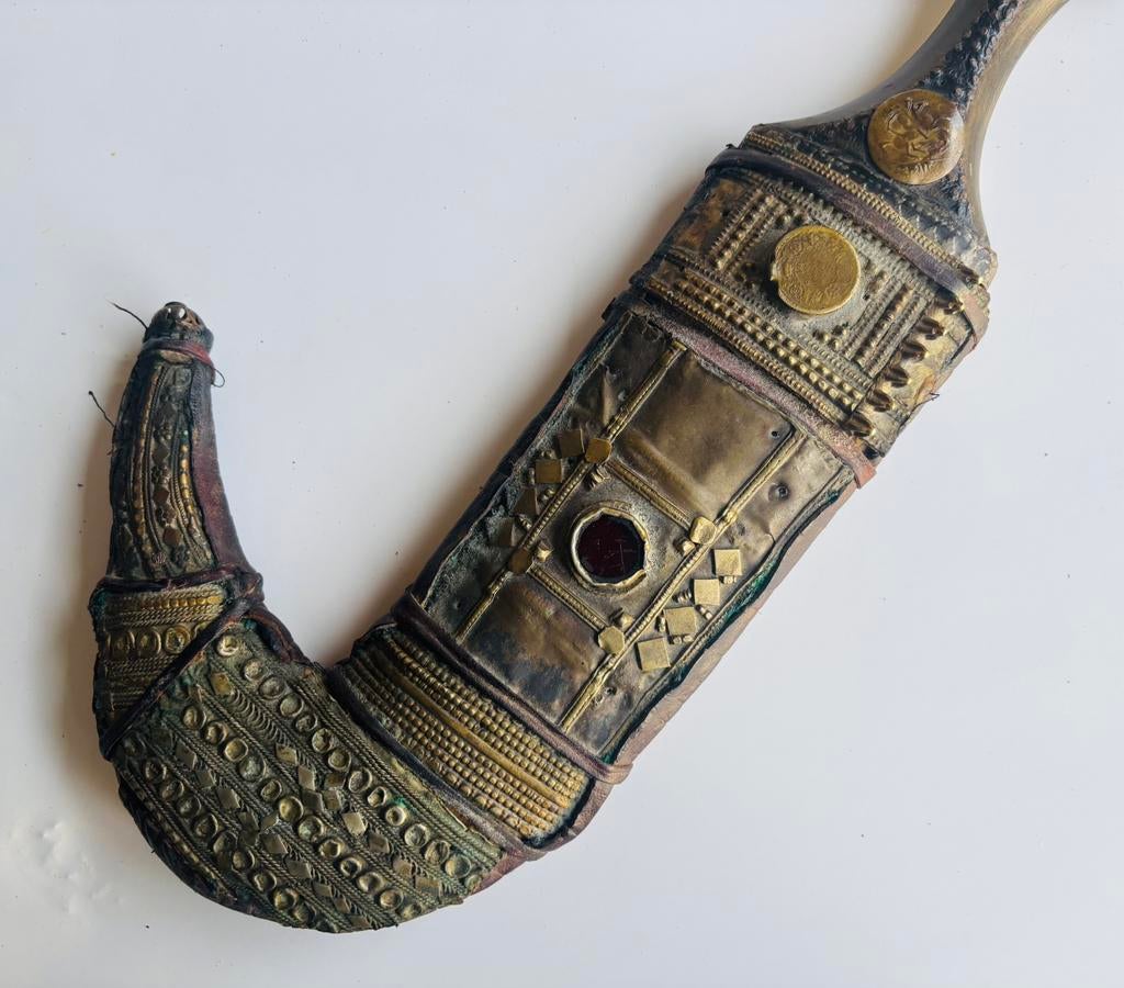 Antieke Arabische dolk, Antiek en Kunst, Ophalen of Verzenden