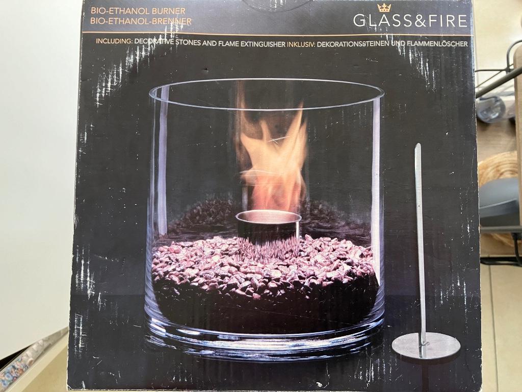 Glass & Fire sfeerhaard - bio-éhanolbrander, Tuin en Terras, Ophalen, Nieuw