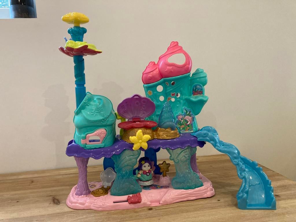 Onderwaterkasteel vtech met zingende bewegende onderdelen, Kinderen en Baby's, Ophalen of Verzenden, Gebruikt, 6 maanden tot 2 jaar