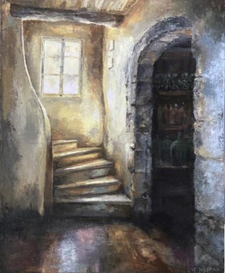 Sfeervol Schilderij van Laura Wijsman, Antiek en Kunst, Kunst | Schilderijen | Modern, Ophalen