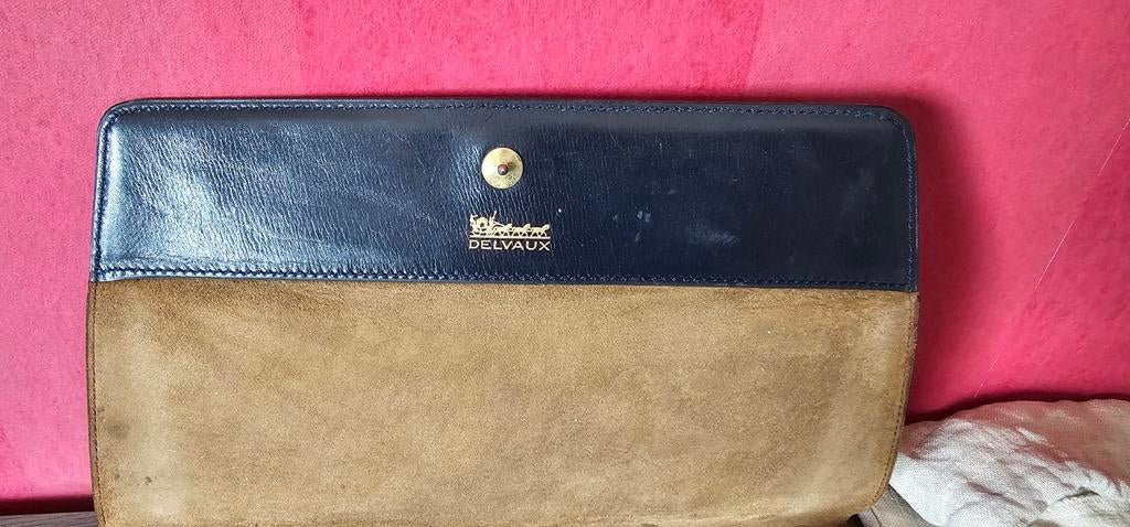 Delvaux handtas, Handtassen en Accessoires, Ophalen of Verzenden, Zo goed als nieuw, Blauw, Delvaux