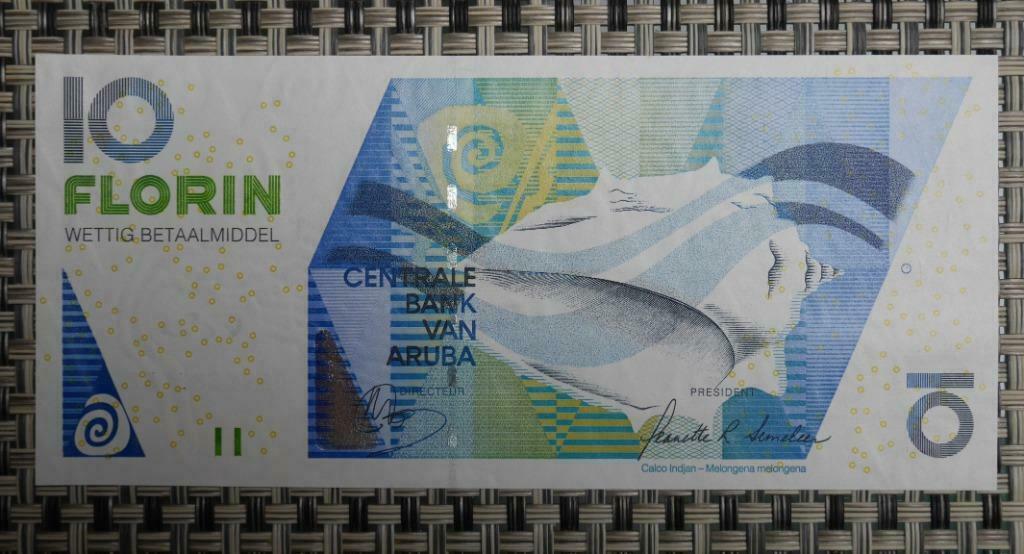 Bankbiljet 10 Gulden Aruba 2012 UNC, Ophalen of Verzenden, Setje