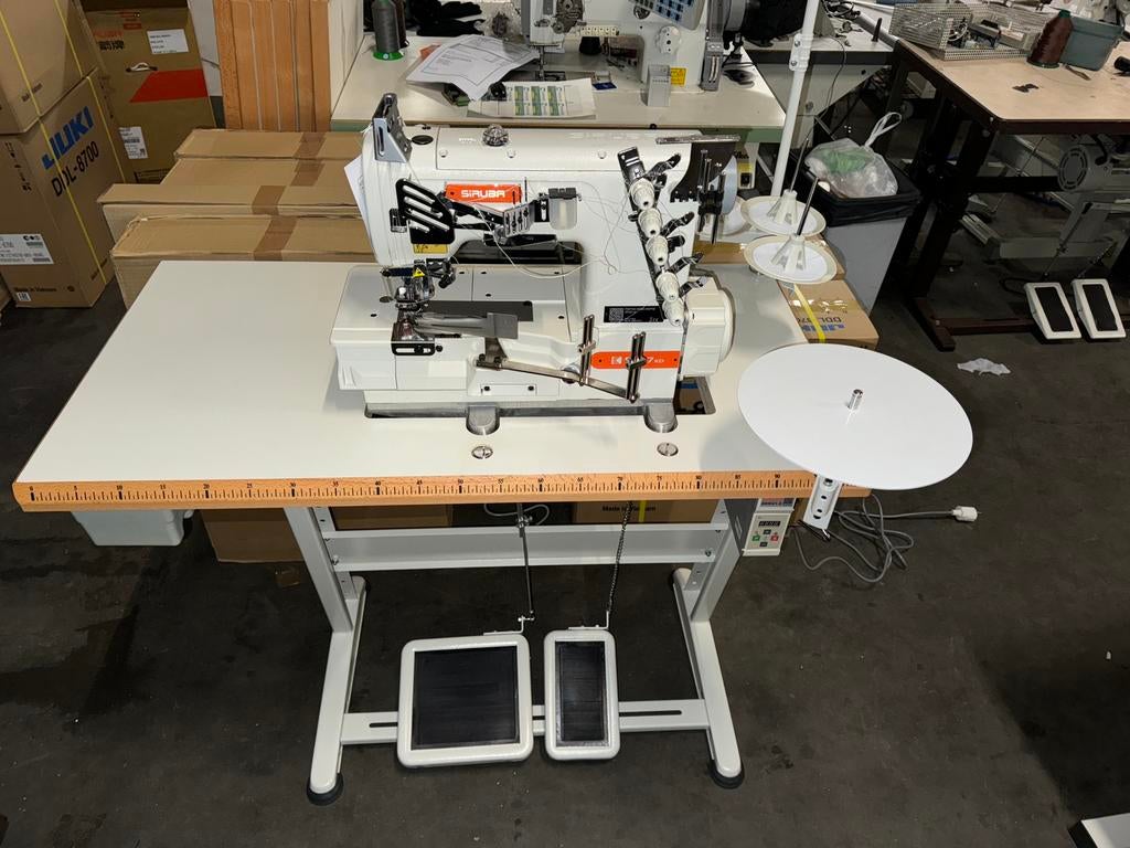 Industriële coverlock onderdek bovendek siruba naaimachine, Hobby & Loisirs créatifs, Machines à coudre & Accessoires, Neuf, Machine à coudre