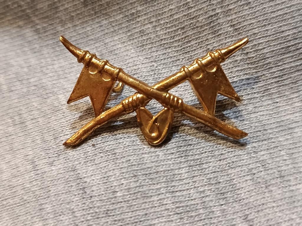 1 x schouderinsigne ABL - Lansiers, Verzamelen, Ophalen of Verzenden, Landmacht, Embleem of Badge