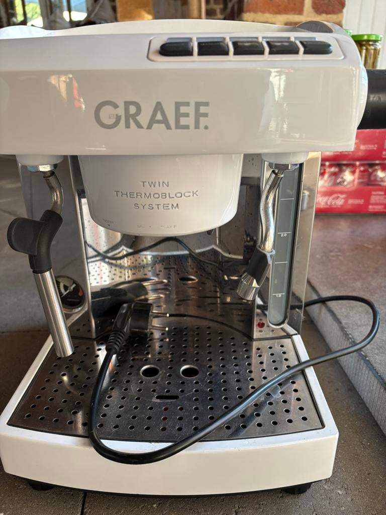 GRAEF espressomachine ES 90, Café moulu, Machine à espresso, Réservoir d'eau amovible, Enlèvement