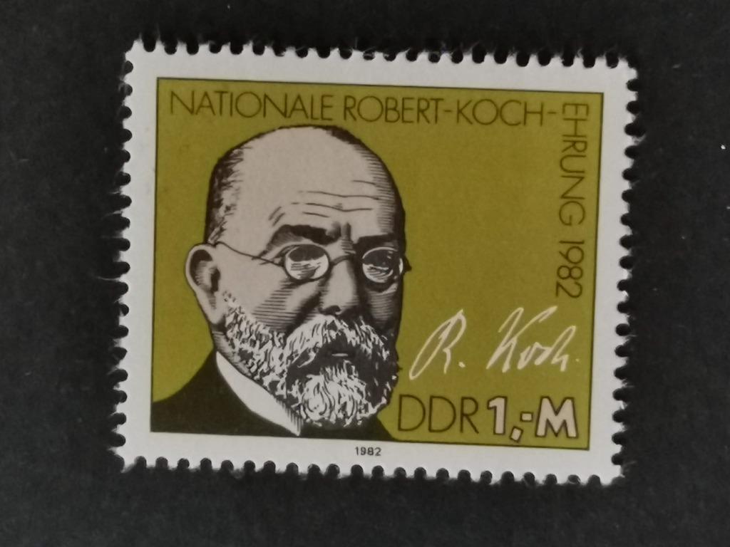 DDR 1982 - Robert Koch - tuberculose - du BLOC **, Enlèvement ou Envoi, RDA, Non oblitéré