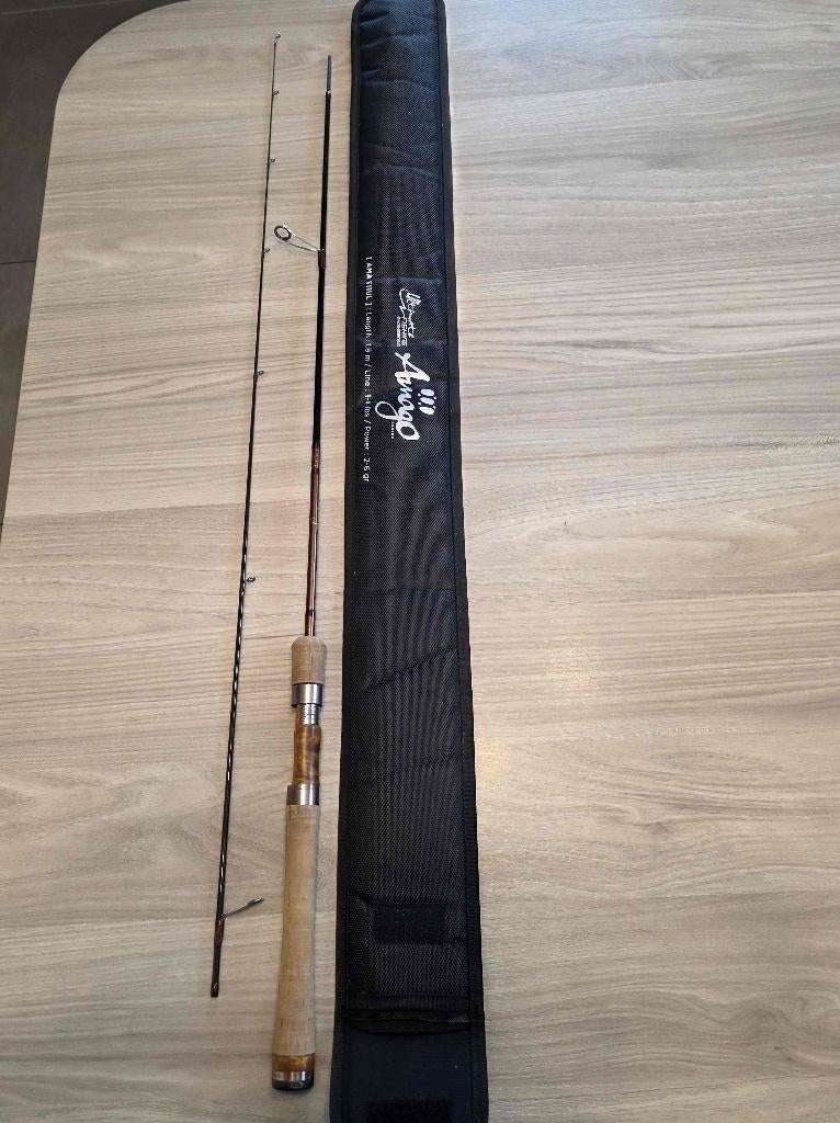 Canne à truite AMAGO 511 UL ULTIMATE FISHING, Enlèvement, Comme neuf, Canne à lancer