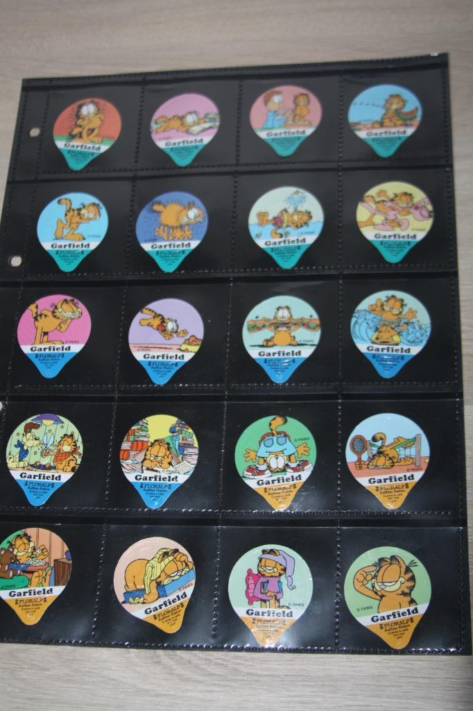 Garfield 40 koffieroomdeksels , complete reeks, Collections, Enlèvement ou Envoi, Garfield, Comme neuf, Autres types
