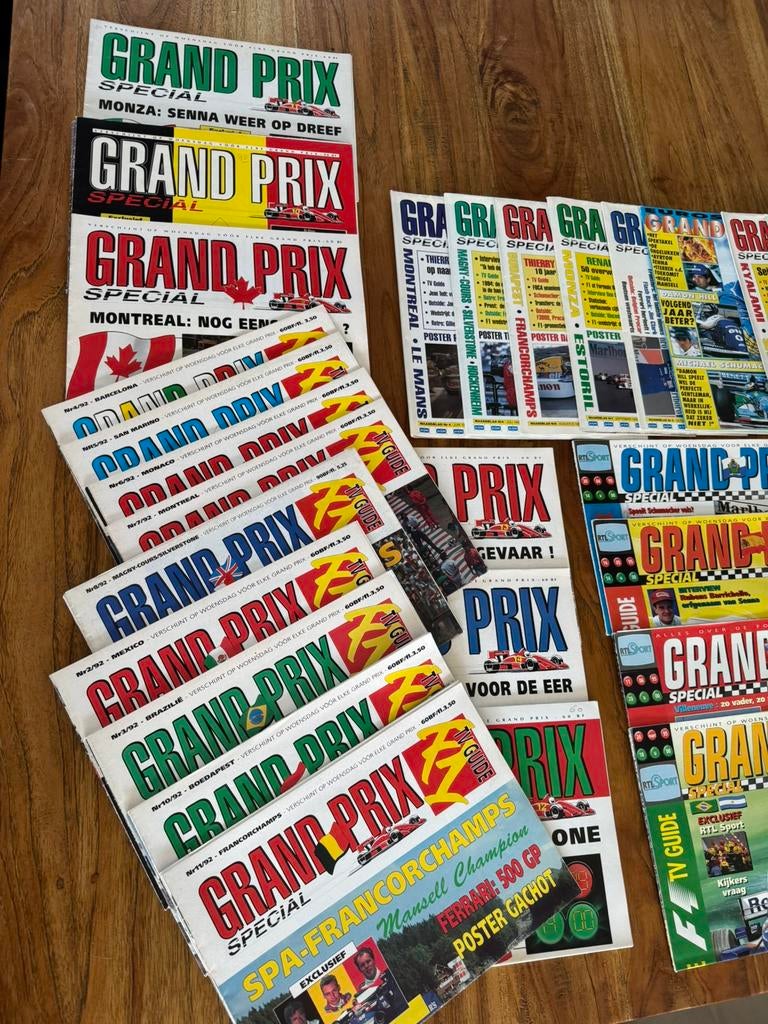 Grand lot de magazines Grand Prix, Enlèvement ou Envoi, Comme neuf, Sports et Loisirs