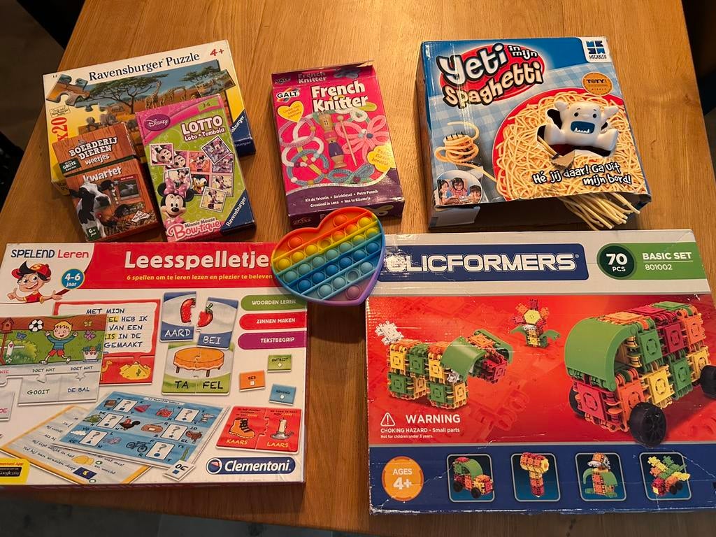 Speelgoed. €2/spelletjes of €10 voor alles, Hobby & Loisirs créatifs, Enlèvement ou Envoi, Utilisé