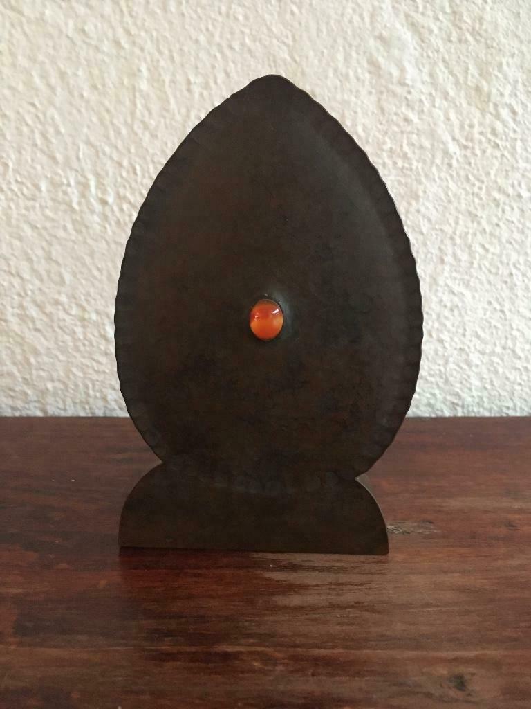 H.J.G. Stroeve Art Deco boekensteun met carneool, Antiek en Kunst, Ophalen of Verzenden