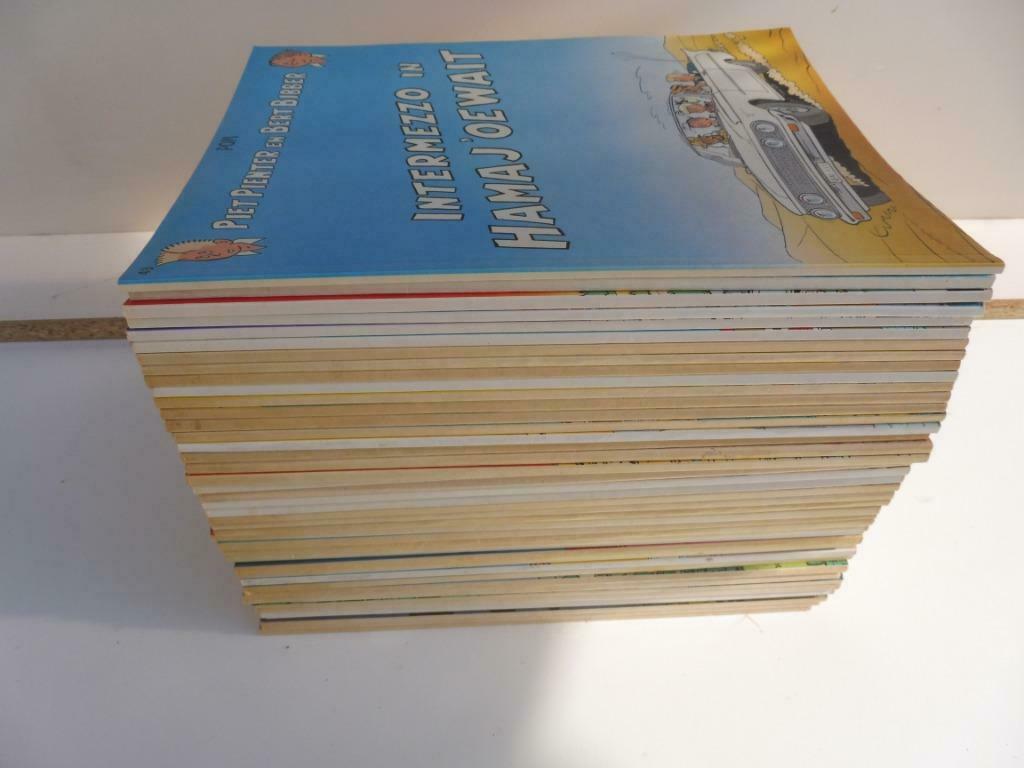 Volledige reeks piet pienter en bert bibber + 5 extra albums, Boeken, Complete serie of reeks, Ophalen of Verzenden, Gelezen