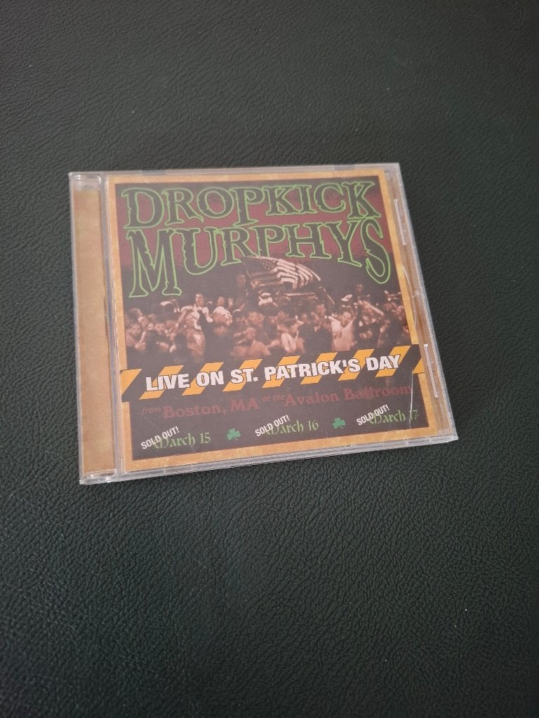 Dropkick Murphys cd Live on St.Patrick'sDay, Punk rock, Enlèvement ou Envoi, Utilisé, Album