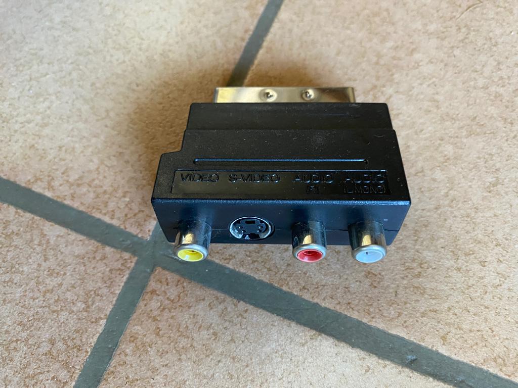 Adaptateur convertisseur 21 broches SCART vers 3RCA, Envoi, Utilisé