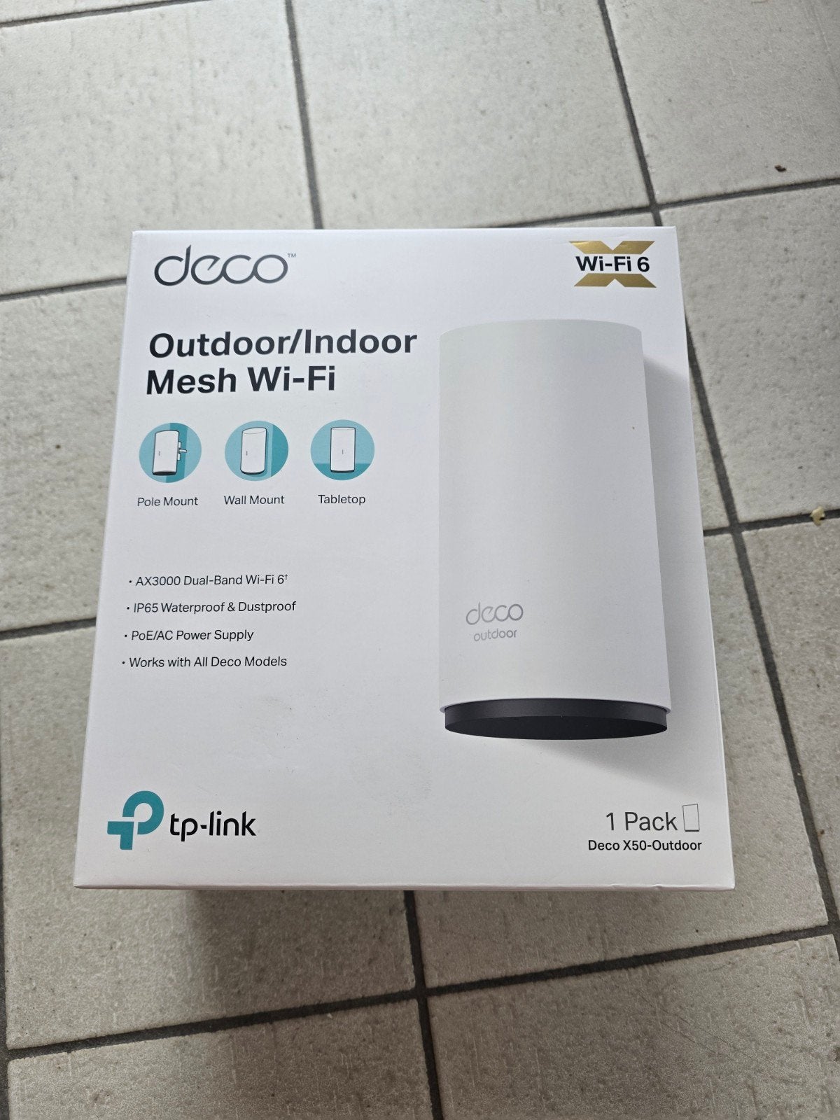 deco x50 outdoor wifi 6, Ophalen, Nieuw, Tp link, deco, wifi 6, x50, x60, x20, x10, mesh, wifi
