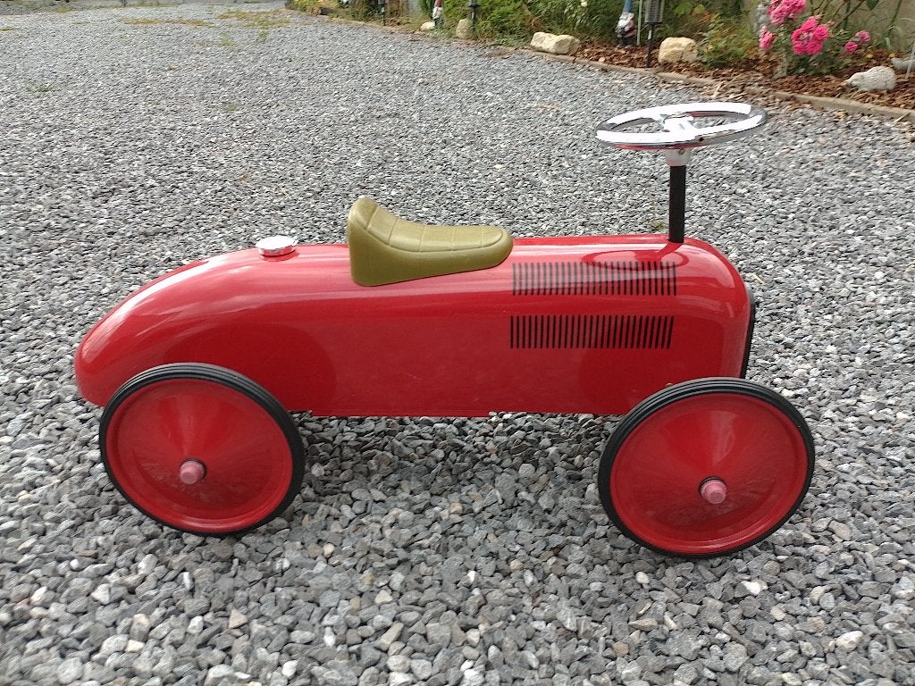Vintage loopauto, Kinderen en Baby's, Speelgoed | Buiten | Voertuigen en Loopfietsen, Ophalen, Zo goed als nieuw, Loopvoertuig