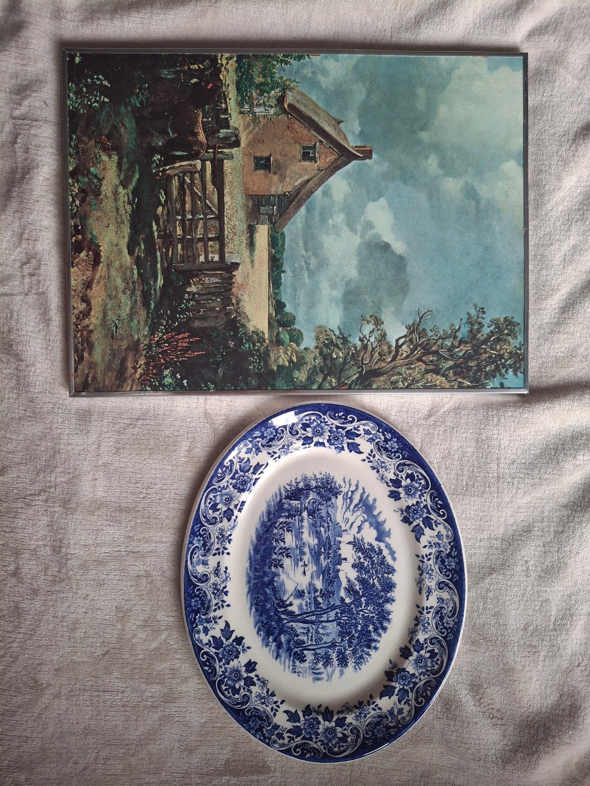 gedrukt schilderij en bord, Antiek en Kunst, Ophalen