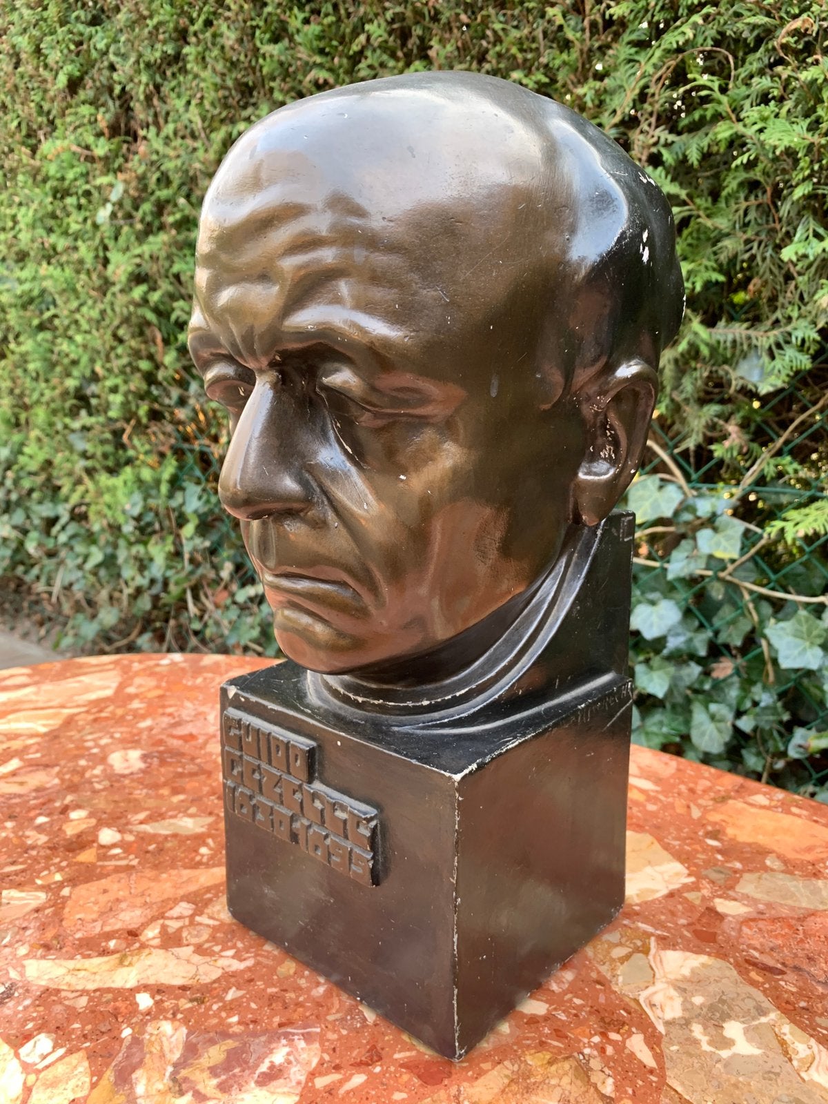 Buste Guido Gezelle., Antiek en Kunst, Ophalen, Buste