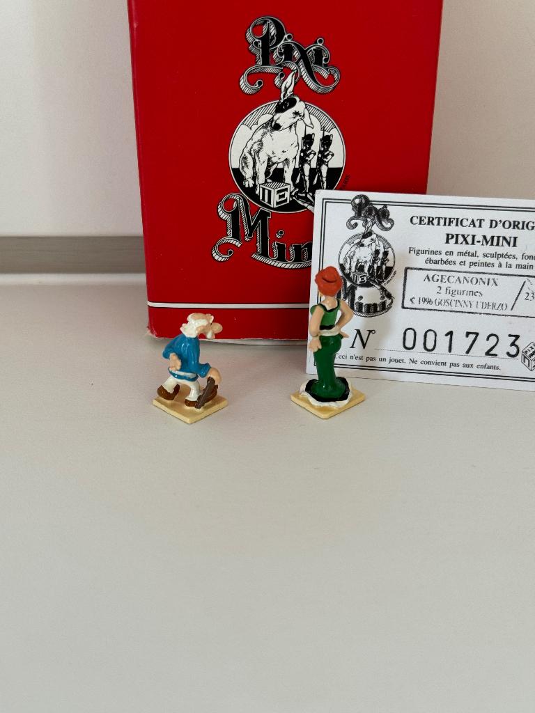 Agecanonix 2 figuren - pixi - minidorp Asterix, Ophalen of Verzenden