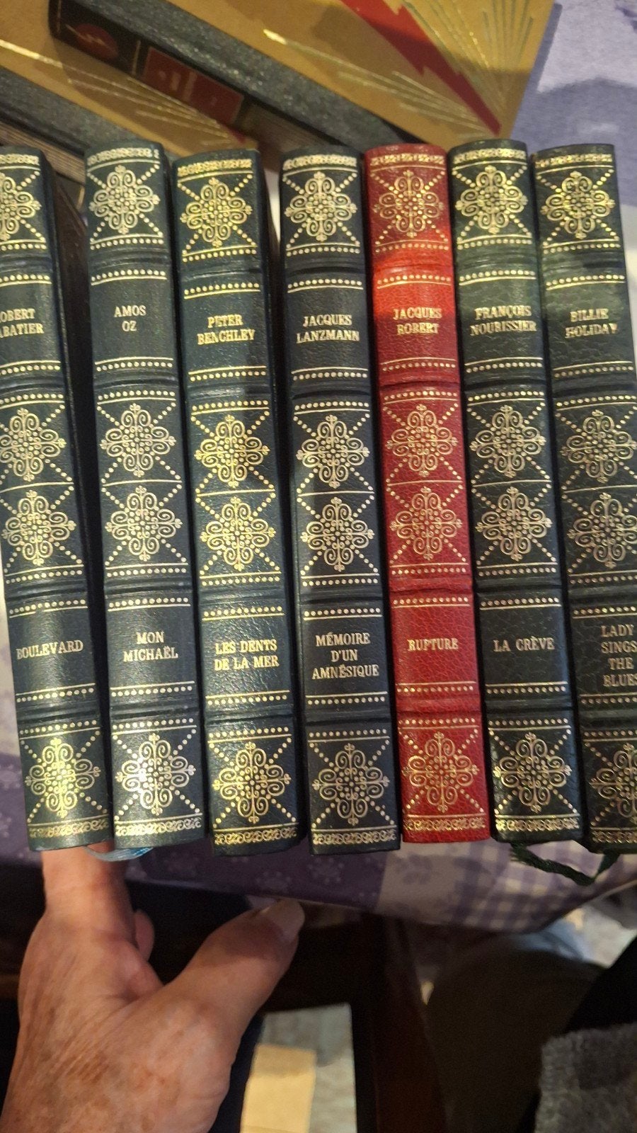 lot de 7 livres, Enlèvement