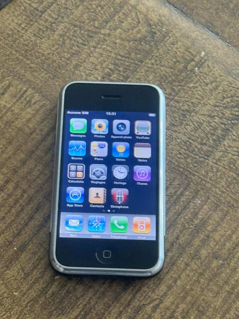 Apple iphone 2g 16gb 1st generation, Télécoms, Téléphonie mobile | Apple iPhone, Utilisé, Sans abonnement, Sans simlock, IPhone 2G Original