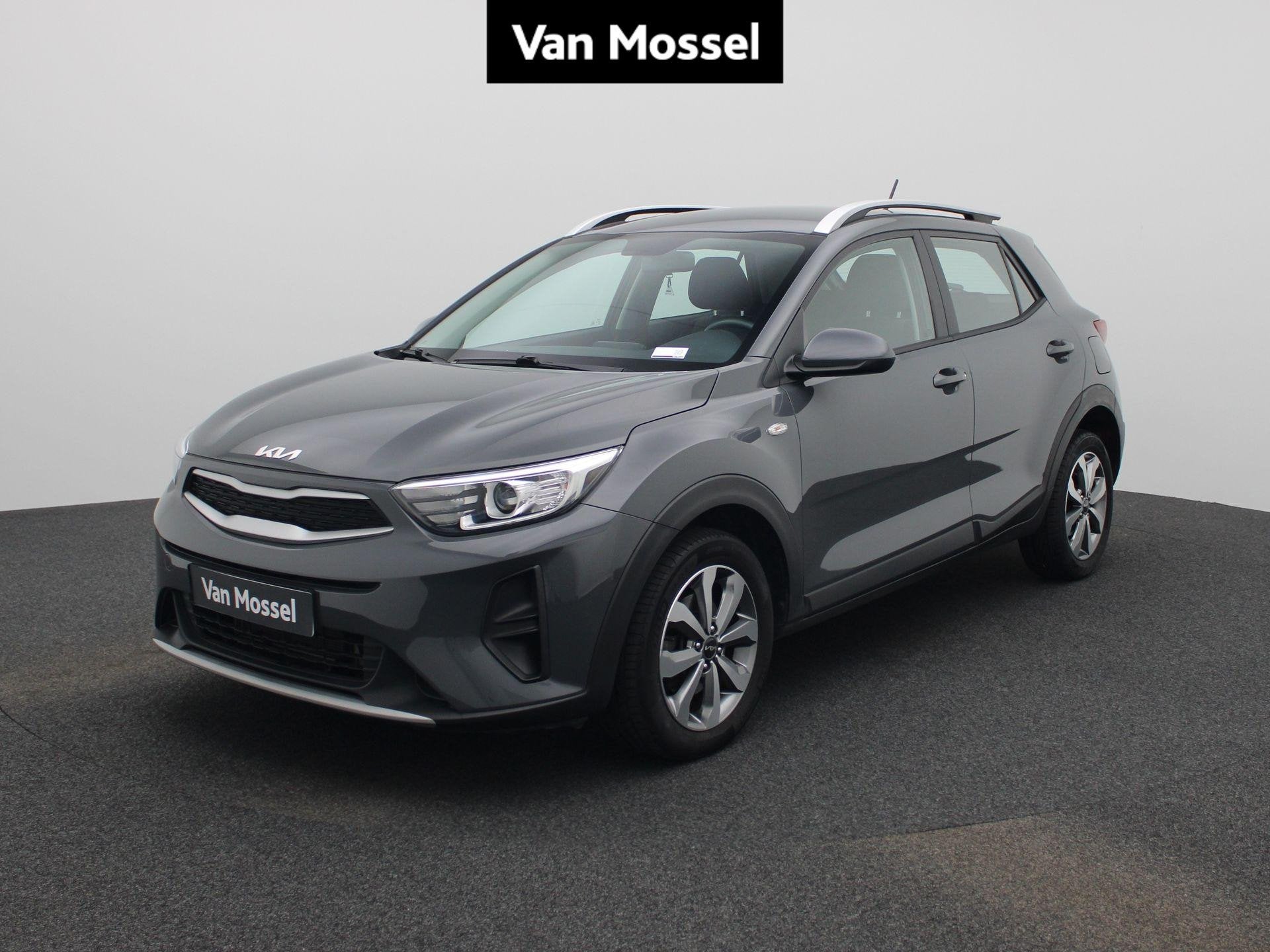 Kia Stonic 1.0 T 100 Urban Edition, Autos, Argent ou Gris, Euro 6, Entreprise, Volant multifonction
