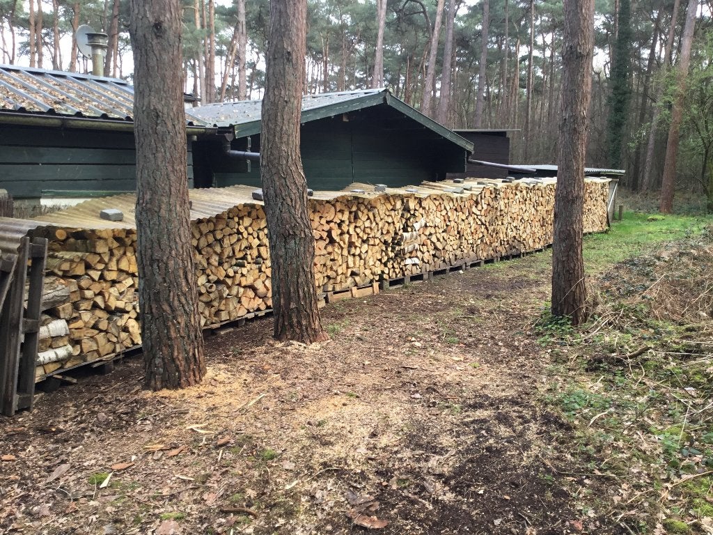 Brandhout mengeling, Tuin en Terras, Brandhout, Ophalen, Berkenhout, Blokken