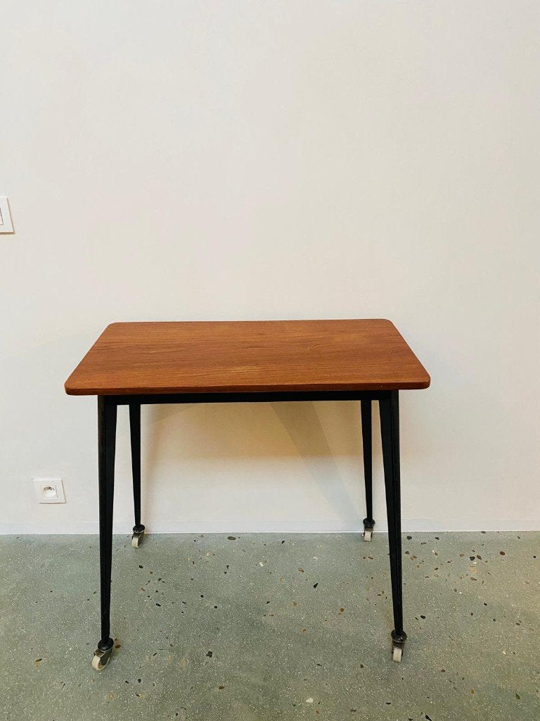 Buffet sur roulette, Maison & Meubles, Teck, 25 à 50 cm, Vintage, Enlèvement