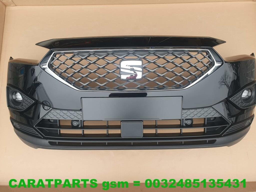 5FJ807221E bumper Tarraco Voorbumper 6pdc LC9X Deep Black, Info@fabrikant.eu, Bumper, Fabrikant BV, Gebruikt