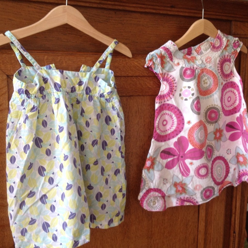 Robe été - Fille 18 mois (lot de 2 pièces), Ophalen, Gebruikt, Meisje, Jurkje of Rokje