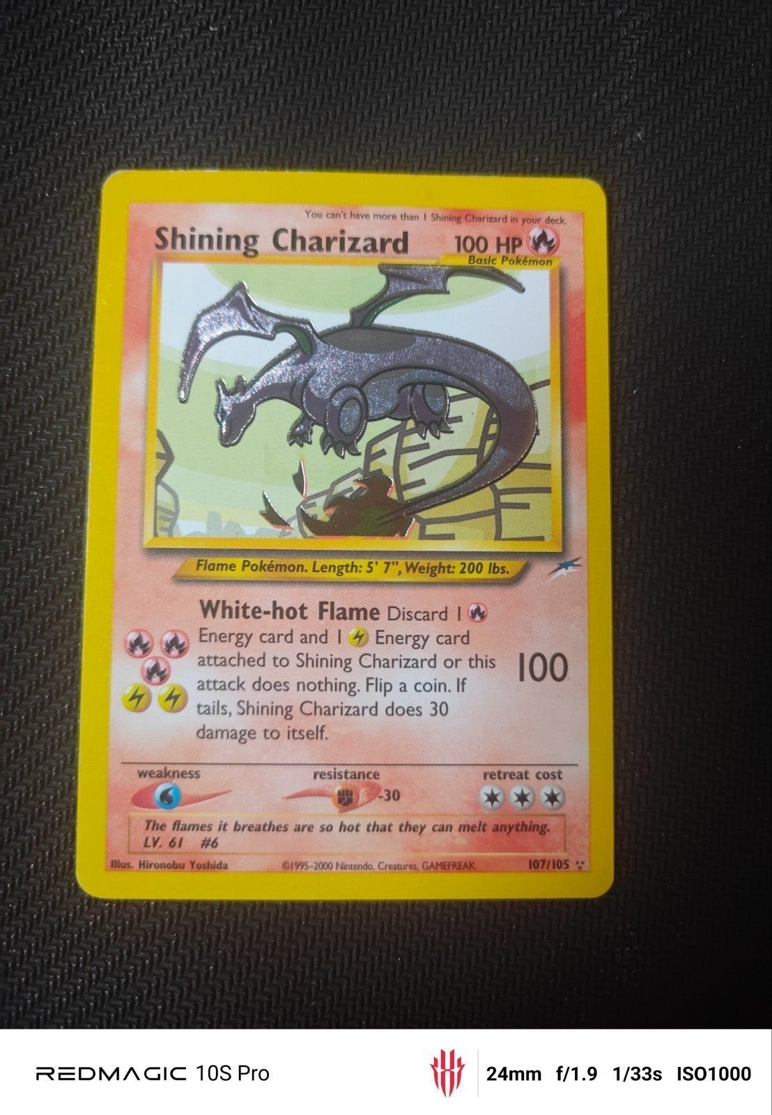 Shining Charizard ruilen tegen slabs, Hobby en Vrije tijd, Ophalen, Losse kaart, Foil