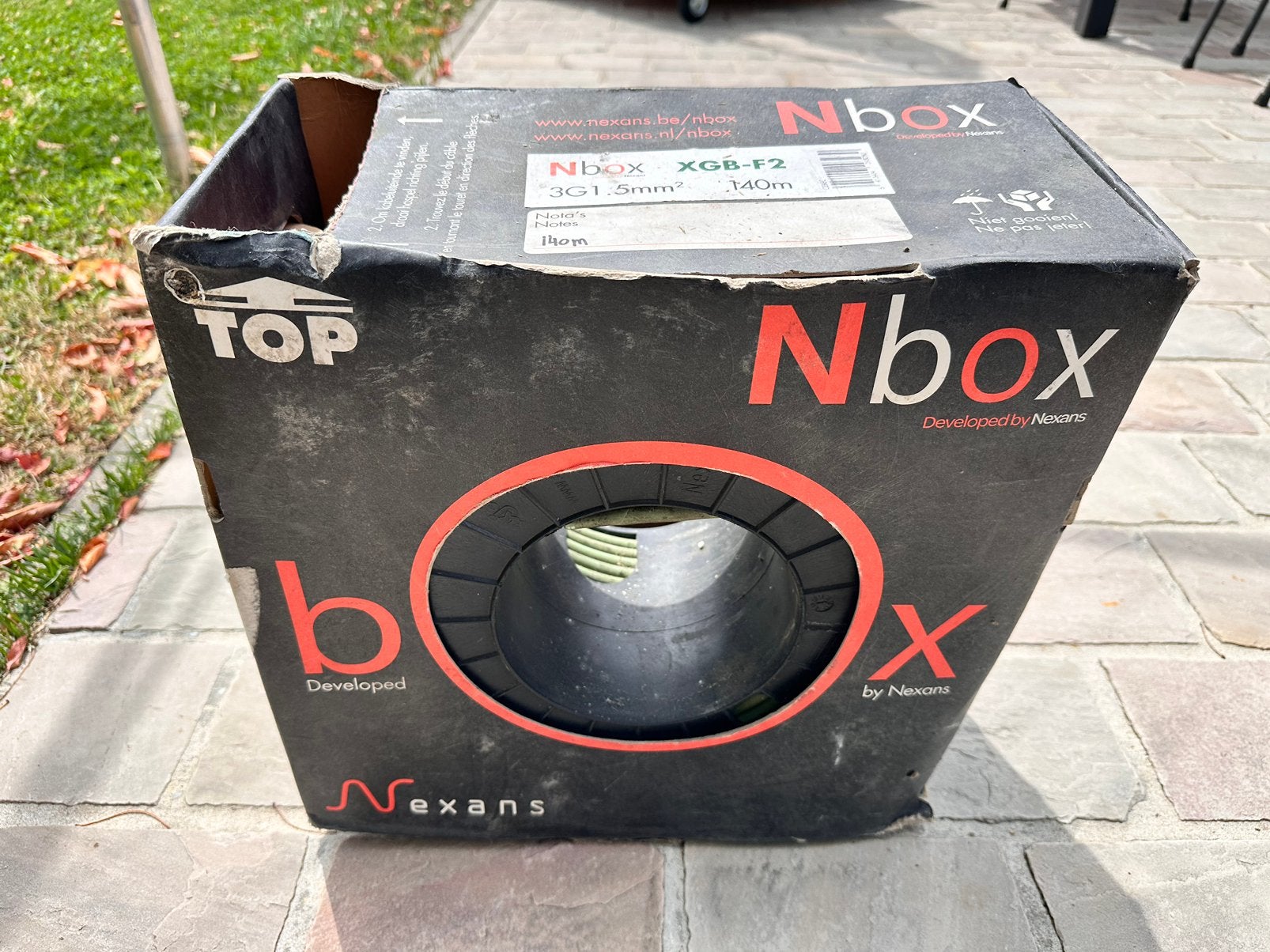 Câble XGB 3G1,5 140m NEUF, Enlèvement ou Envoi, Neuf