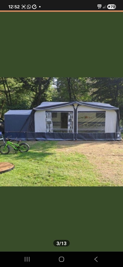 Dorema sydney 240 maat 13 voortent met aanbouw, Caravanes & Camping, Auvents, Utilisé, Dorema, Enlèvement